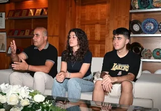 Başarılarını Başkan Topaloğlu ile paylaştılar