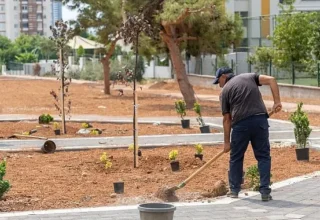 Yenişehir Belediyesi kenti yeşillendirmeye devam ediyor