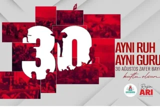 Başkanımız Rasim Arı’dan 30 Ağustos Zafer Bayramı Mesajı