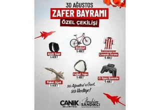 Canik Belediyesi’nden 30 Ağustos’a Özel 30 Hediye