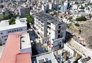 Eşrefpaşa Hastanesi inşaatı beşinci kata ulaştı