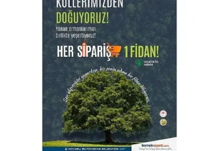Her sipariş bir fidan oluyor
