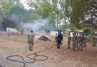 KOBİTEM’in yangın eğitimleri devam ediyor