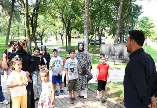 Minik arkeologlar müzeleri keşfediyor