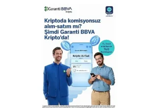 Garanti BBVA Kripto’dan Komisyonsuz Alım ve Satım Ayrıcalığı