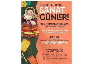 Gölcük’te Sanat Dolu Bir Geri Dönüşüm Etkinliği: Bez Bebek Atölyesi