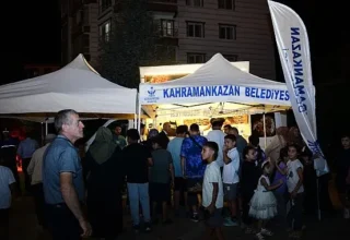 Kahramankazan Belediyesi’nden Mevlit Kandili’nde Lokma İkramı
