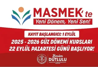 MASMEK’te Yeni Dönem Kayıtları Başladı