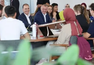 Ömer Çelik, Taze’ye gitti Milli İrade’yi çok beğendi