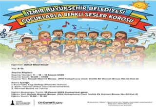 “Çocuklarla Renkli Sesler Korosu” başlıyor
