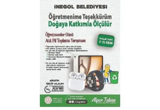 İnegöl Belediyesi’nden Öğretmenler Günü İçin Kampanya